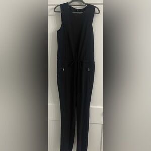 Black jumpsuit.  Very pretty and perfect for a wedding or special night out.